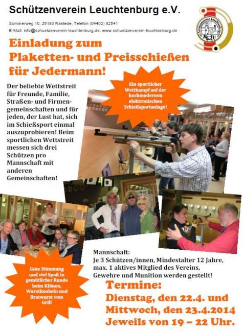 Betriebeschießen 2014