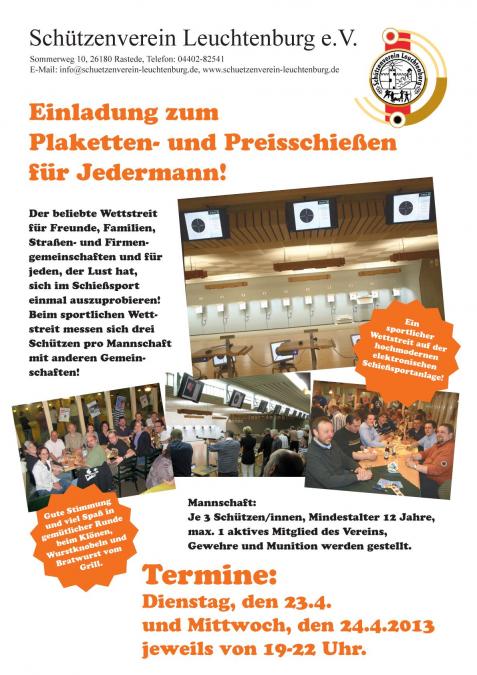 Betriebeschießen 2013